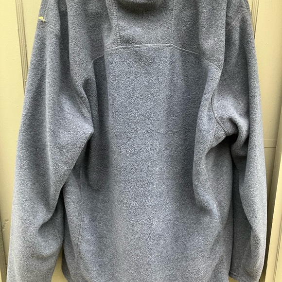 Swiss Alps brand quarter zip grey fleece sweater sweatshirt adult size xL - Picture 8 of 10